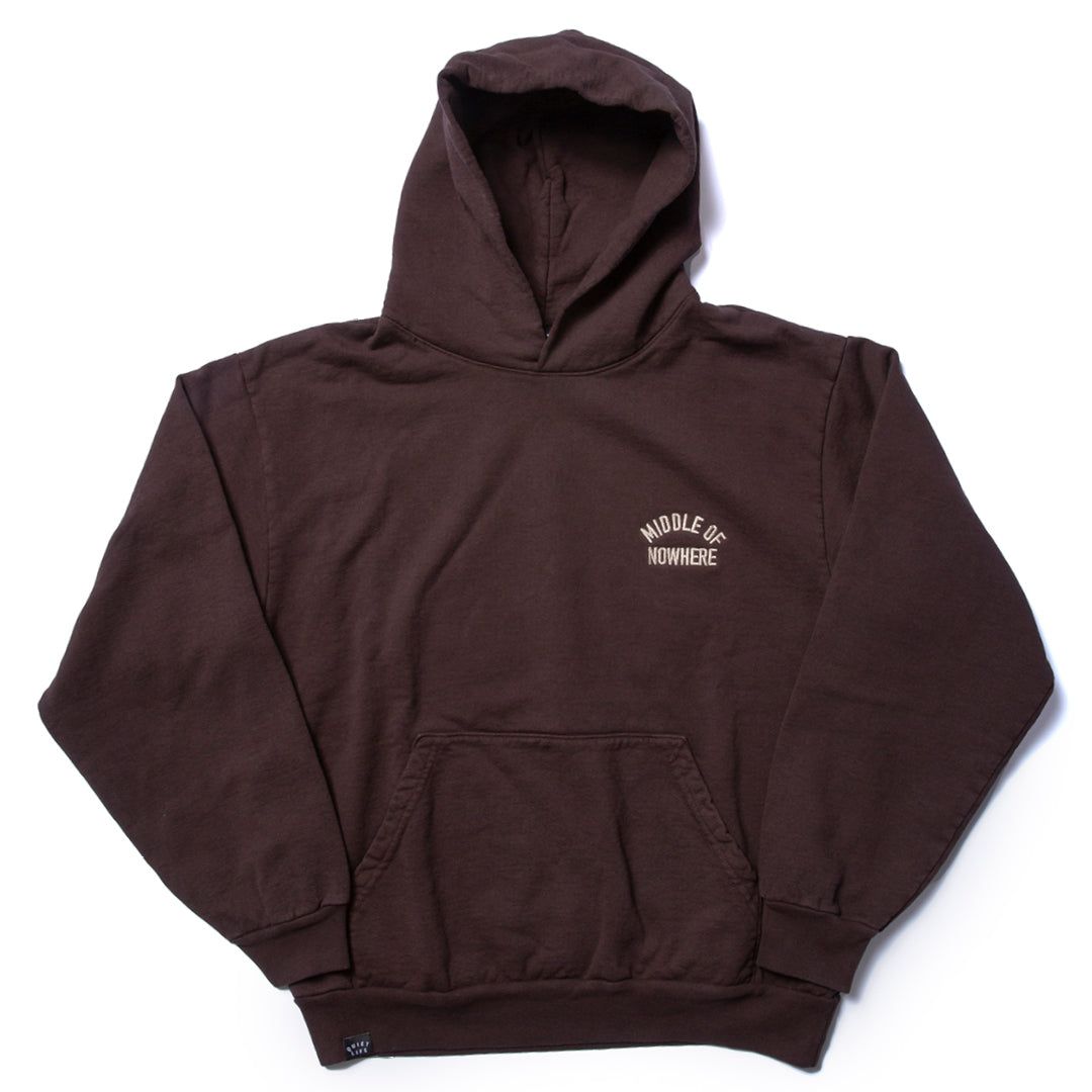 QL- Middle of Nowhere Embroidered Hood