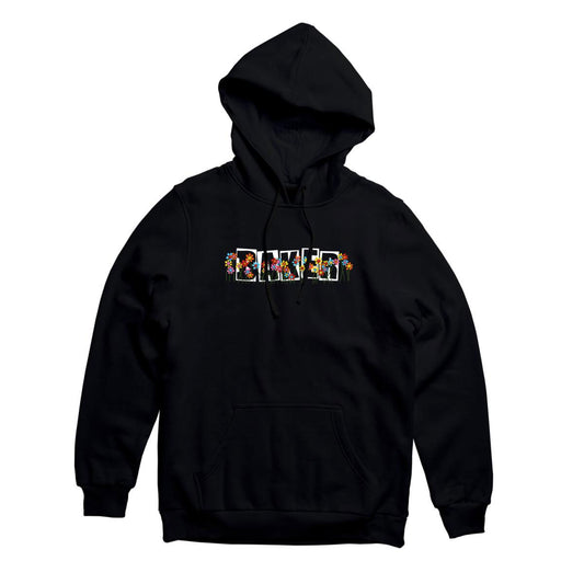 BAKER BRAND LOGO FLORAL BLACK HD/SWT