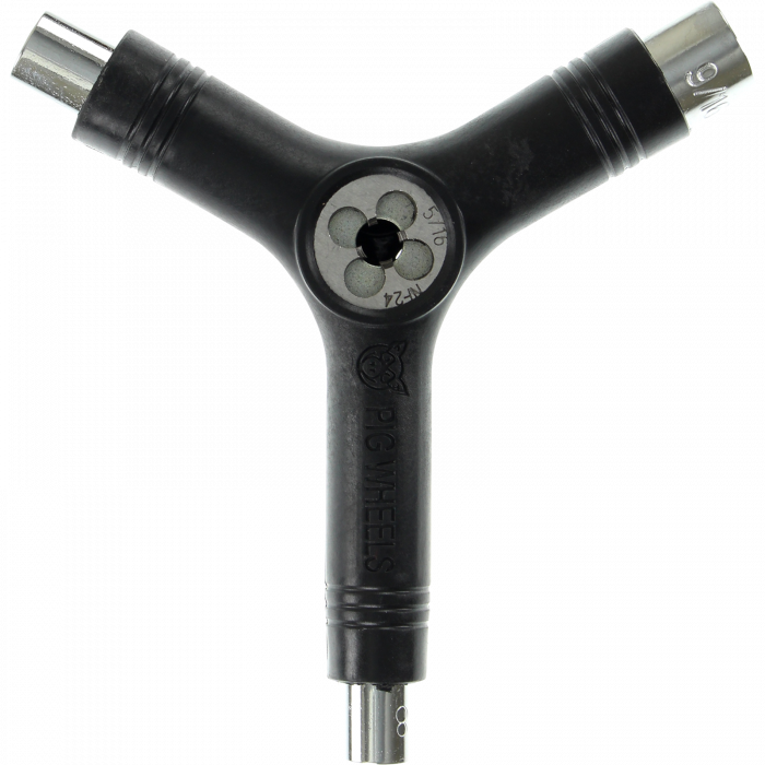 PIG SKATE TOOL BLACK TRI-SOCKET/THREADER