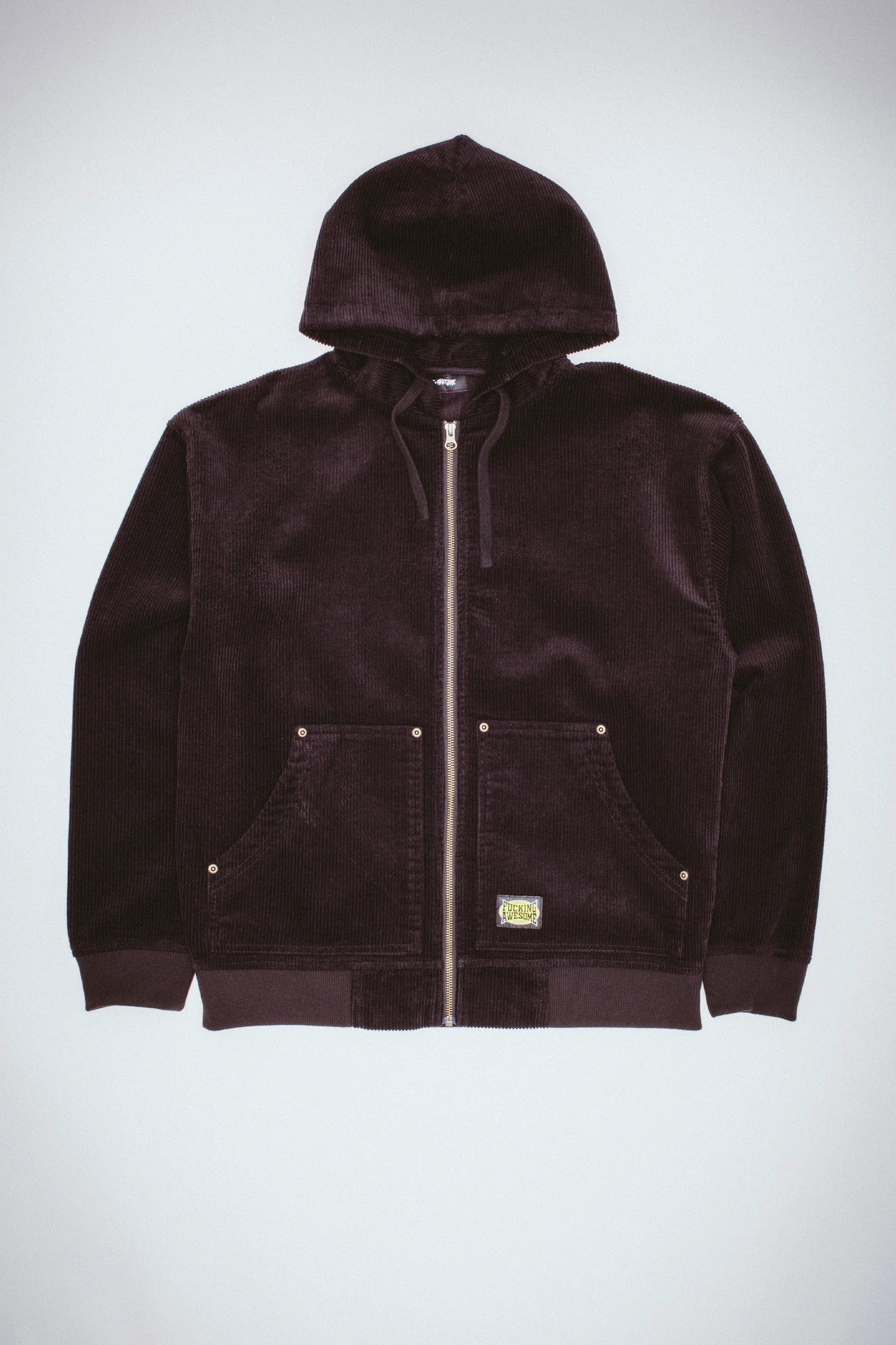 FA KO Corduroy Zipped Hoodie