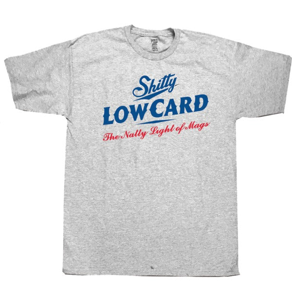 LOW CARD NATTY LOGO HEATHER GRAY