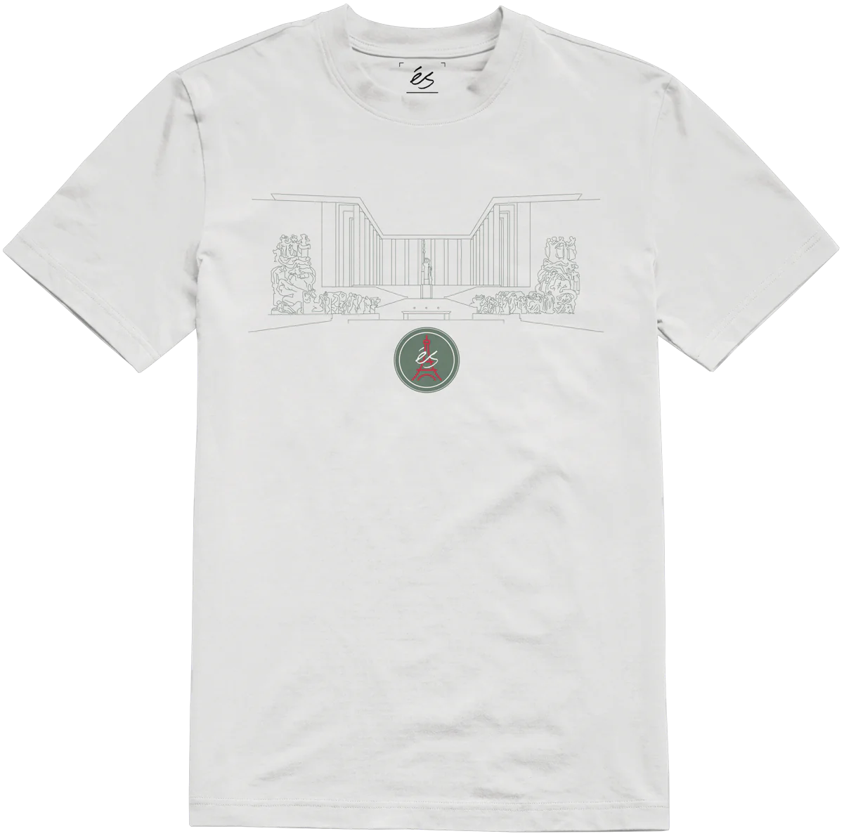 éS LA DOME TEE WHITE