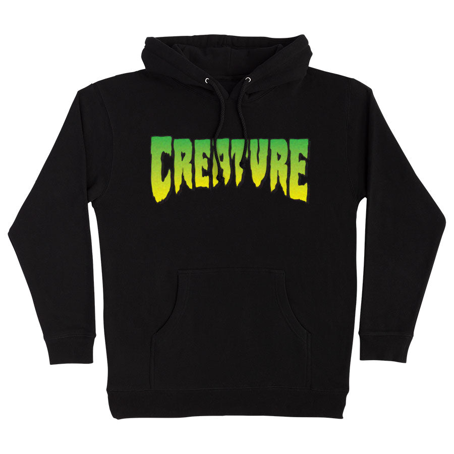 Creature Logo P/O Hooded Heavyweight Sweatshirt Blk