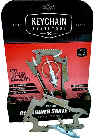 CLICK CARABINERS KEYCHAIN TOOL