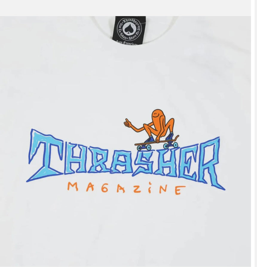 Thrasher-Gonz-White-short sleeve