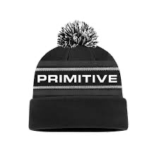 Primitive Euro Pom Beanie-Black