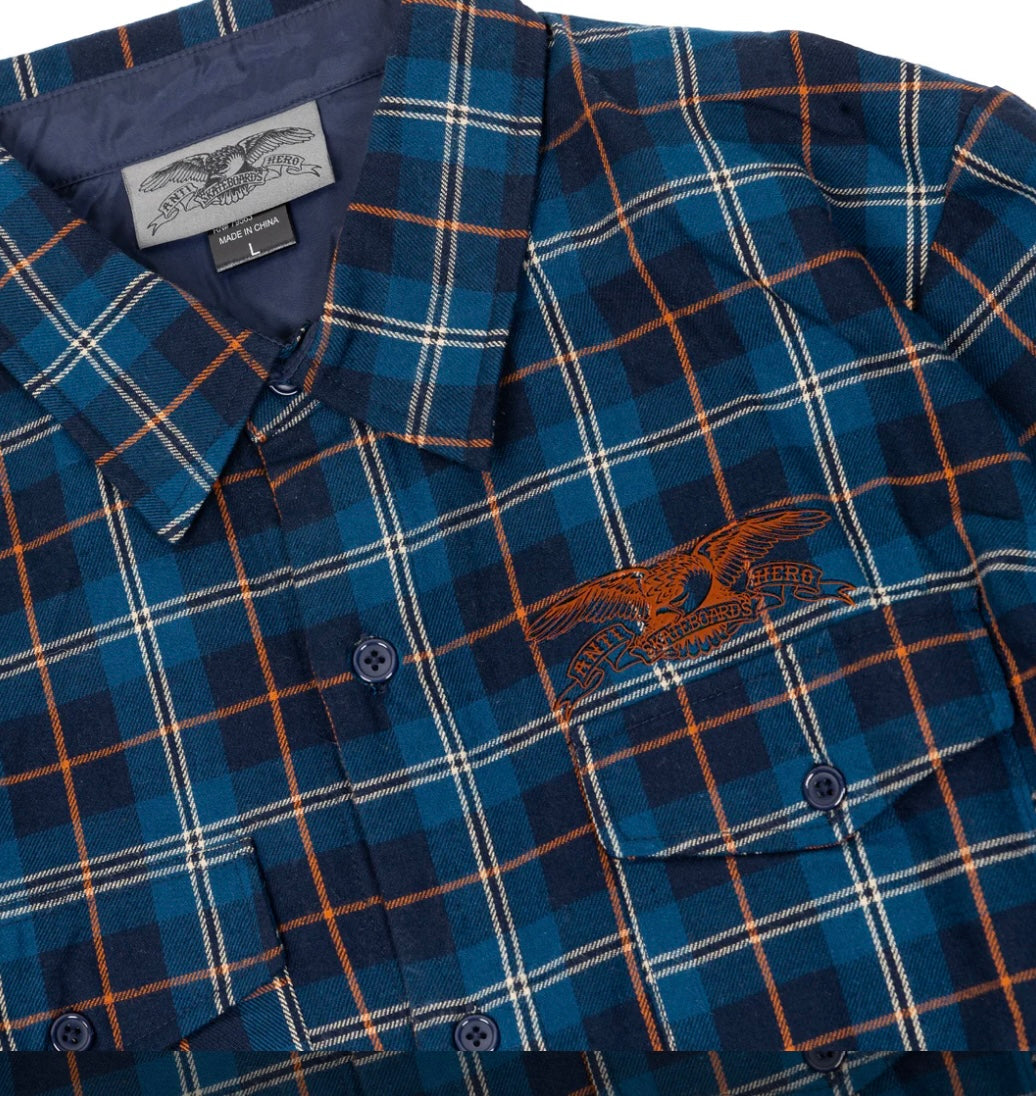 Anti-Hero Basic Eagle Flannel Multi/Orange