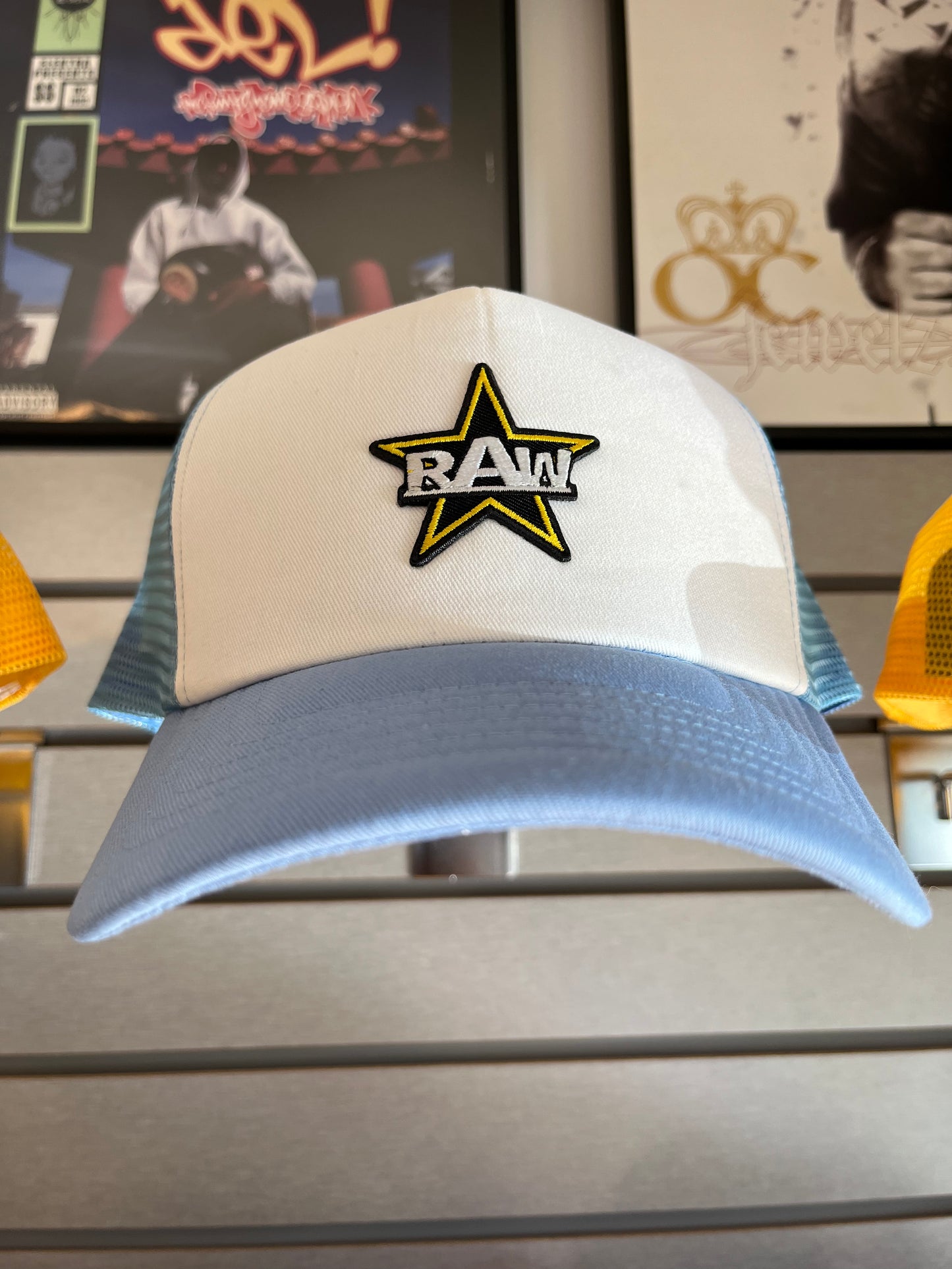 "Menacingly" RAW Trucker Hat