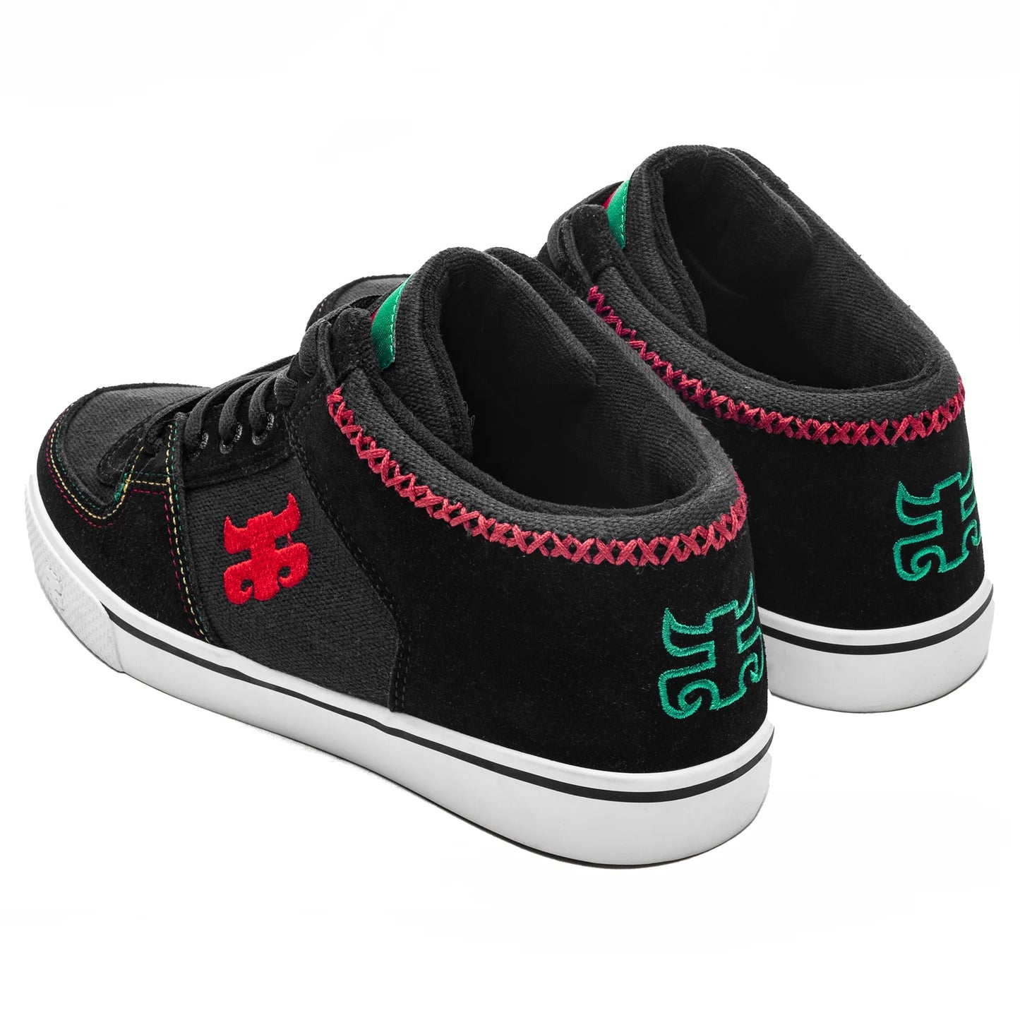 IPATH REED MID VULK BLACK SUEDE/HEMP RASTA