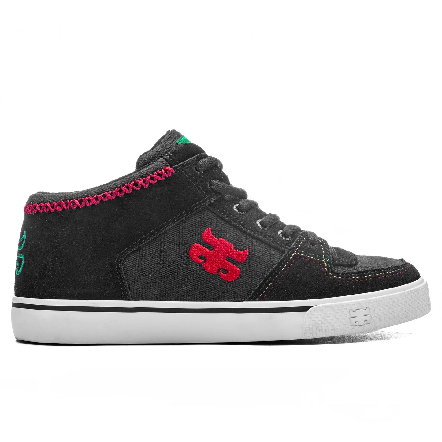 IPATH REED MID VULK BLACK SUEDE/HEMP RASTA