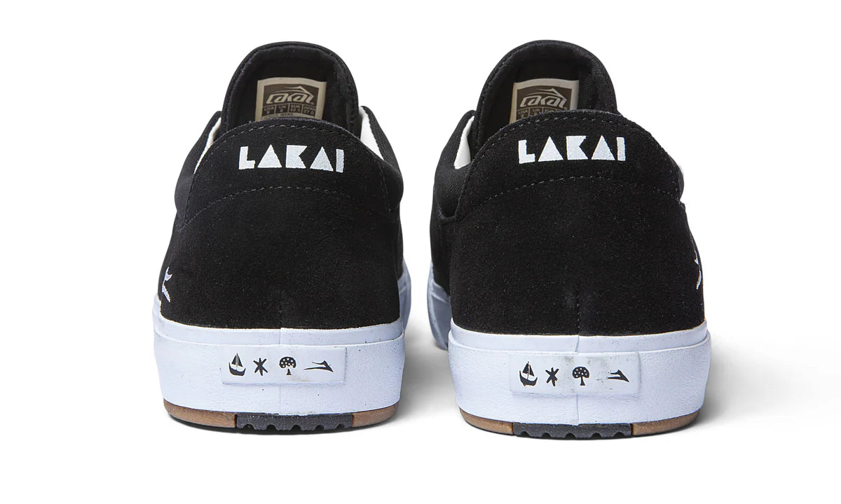 LAKAI WILKINS BLACK SUEDE