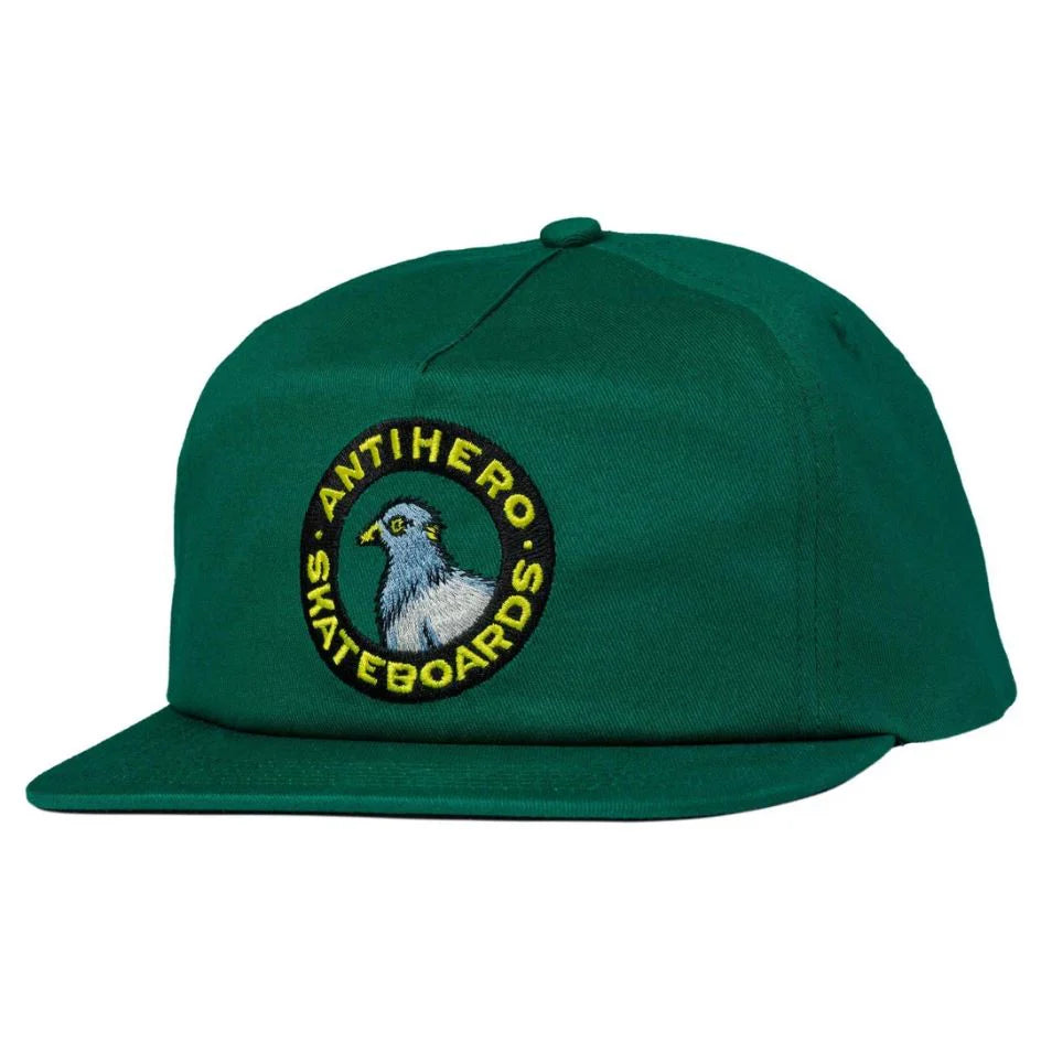 ANIT-HERO PIGEON ROUND SNAPBACK DK GRN