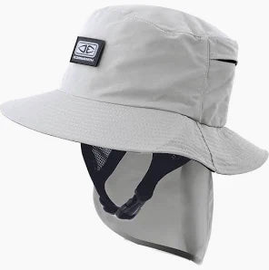 O&E MENS INDO STIFF PEAK SURF HAT M/23.23" GRAY