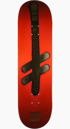 Deathwish Team Gang Logo Red/Gold Deck