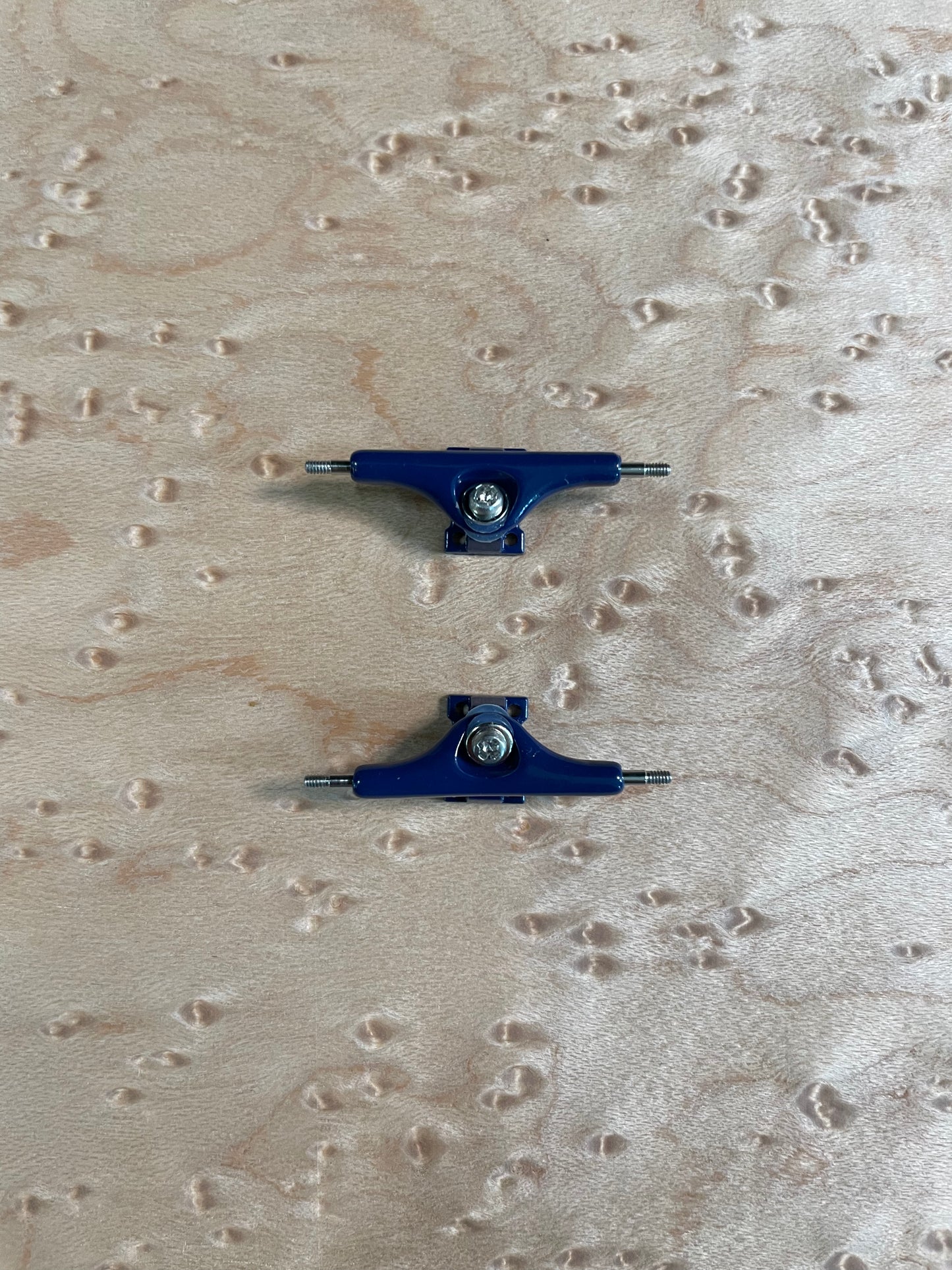 Blue inverted kingpin alloy trucks
