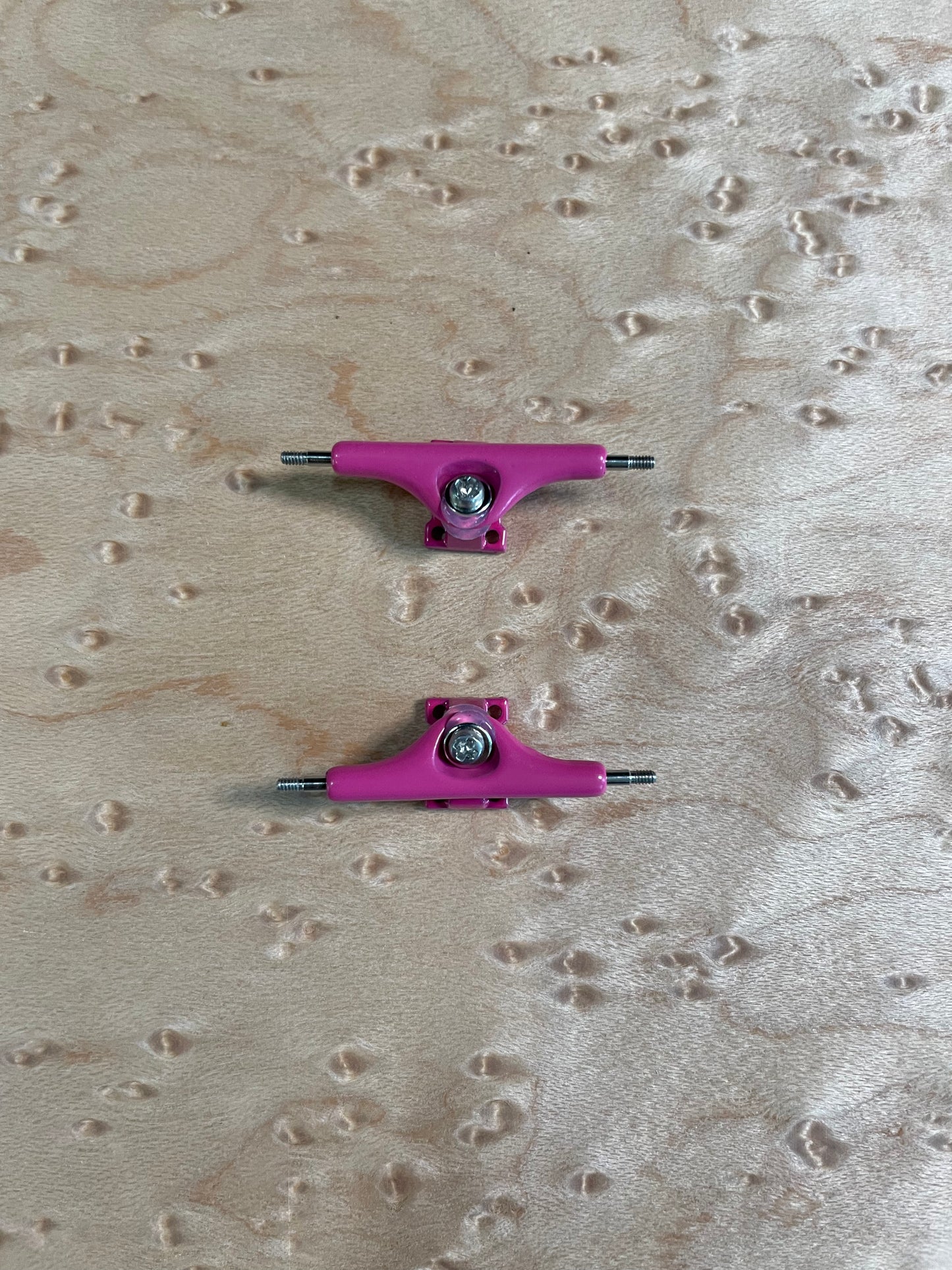 Pink inverted kingpin trucks