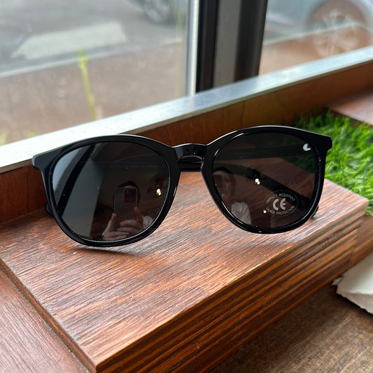 Happy Hour "Flap Jack Black" Polarized Sunglasses