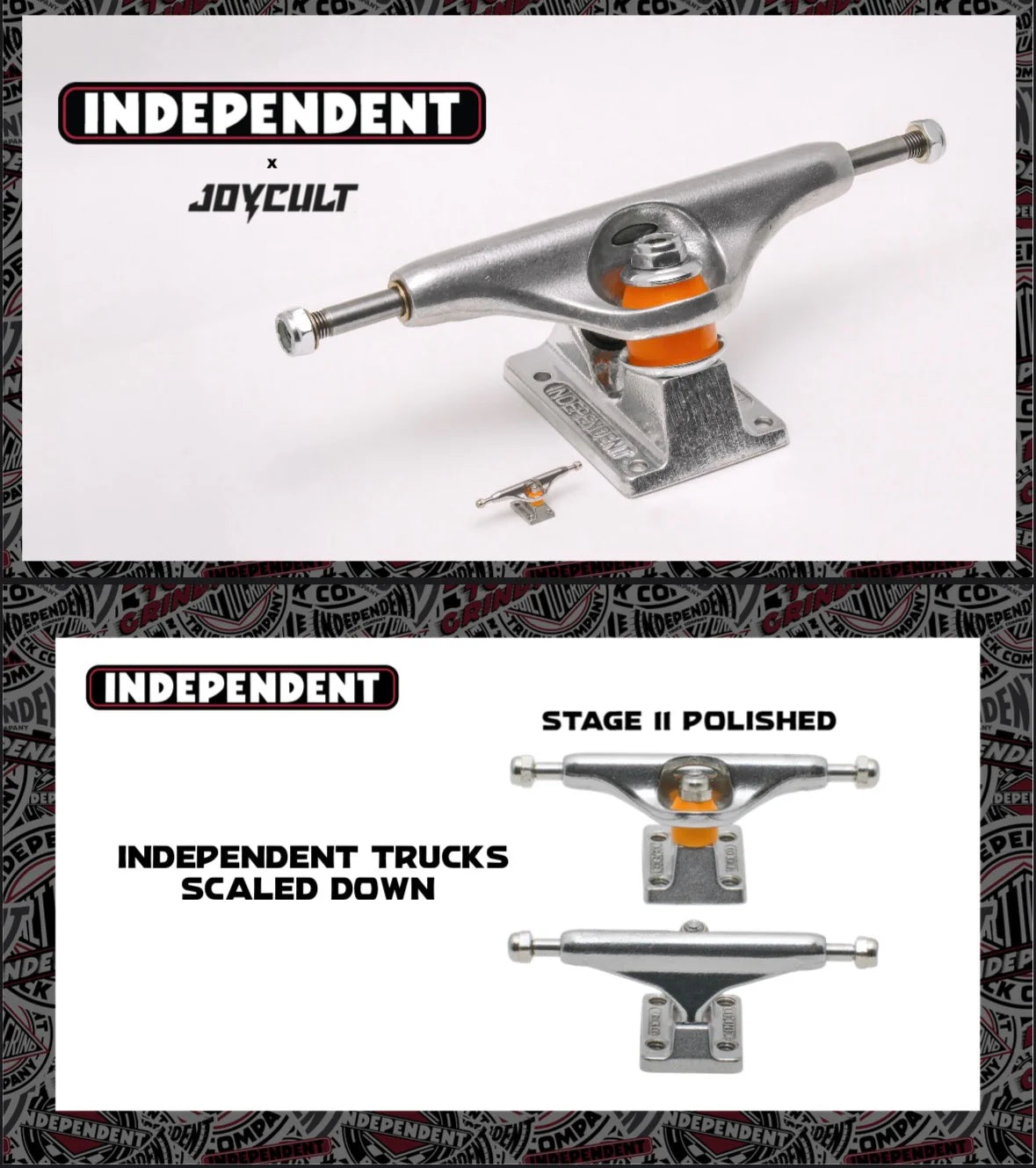スケートボード Joycult x Independent Stage 11 Polished JOYCULT X INDEPENDENT STAGE 11 POLISHED – ROLL AROUND WORKSHOP