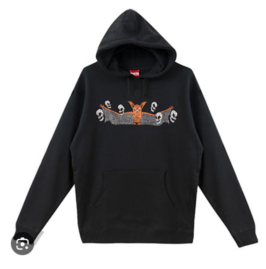 Baker-Throwback From The Dead-Hooded Sweatshirt-Black