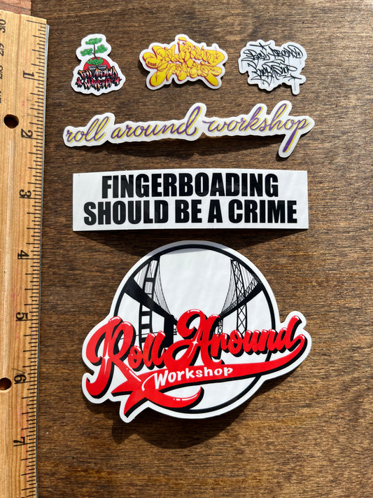 RAW STICKERS 6 PACK