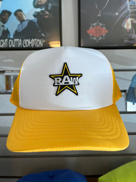 "Menacingly" RAW Trucker Hat