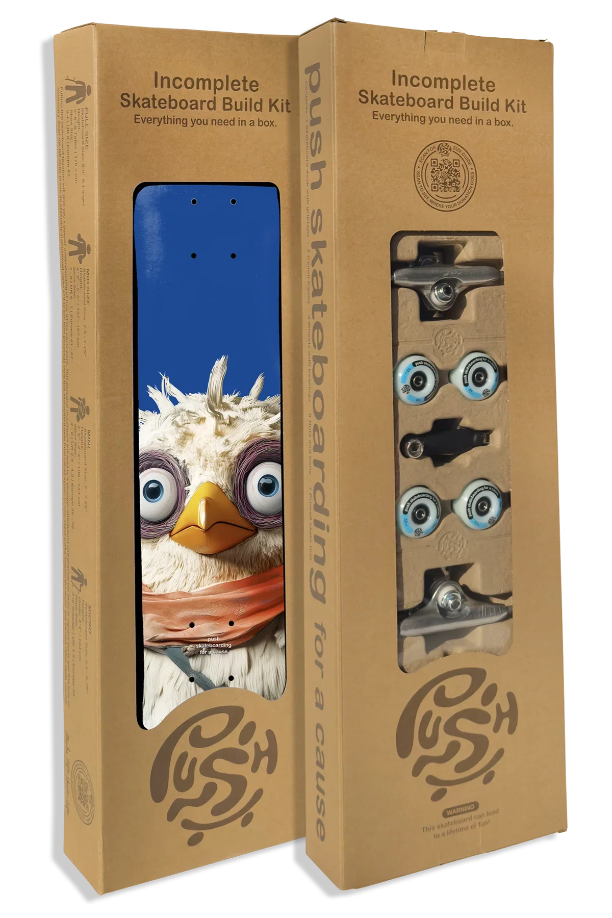PUSH IN-COMPLETE SKATEBOARDS