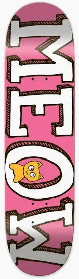 Meow Team Logo Pink Deck 7.75