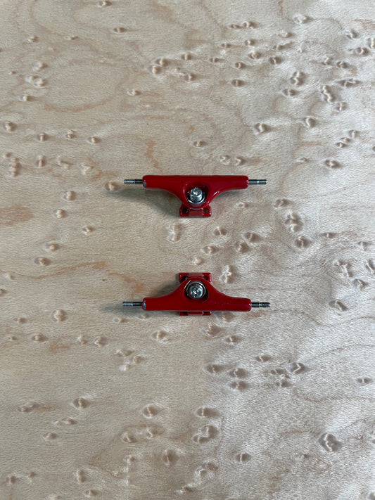 Red inverted kingpin trucks